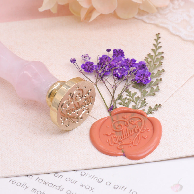 Wedding Wax Seal Stamp Brass Heads