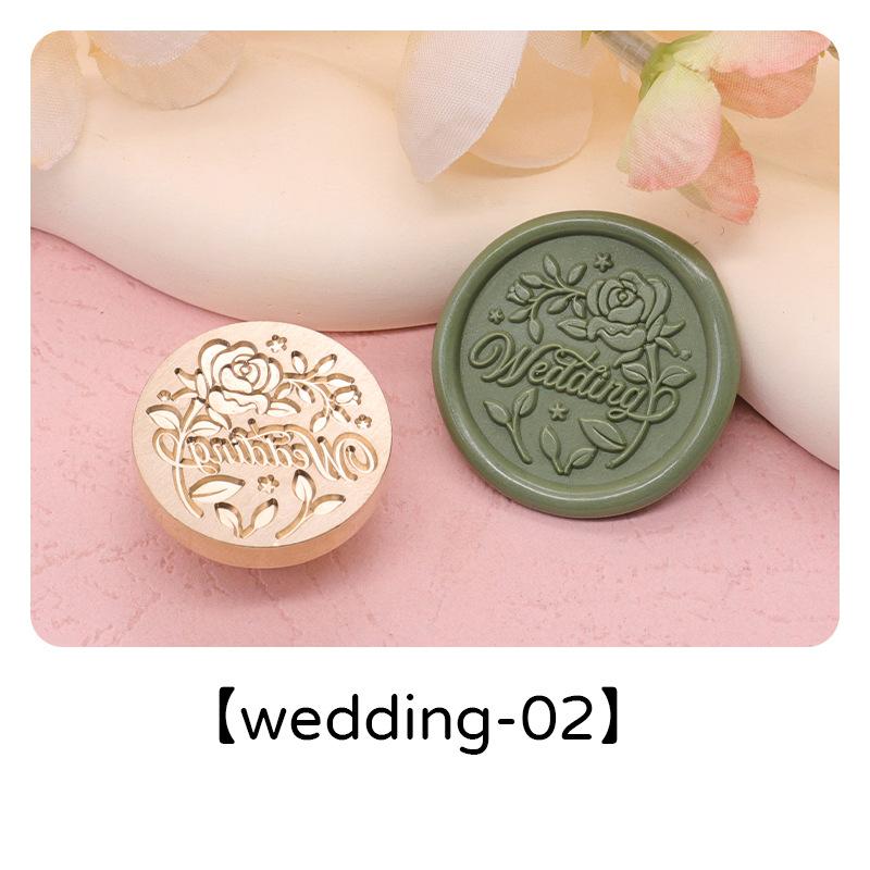 Wedding Wax Seal Stamp Brass Heads