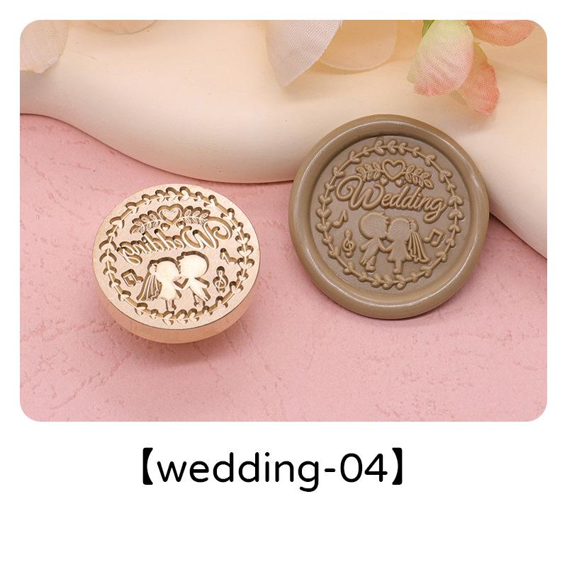 Wedding Wax Seal Stamp Brass Heads