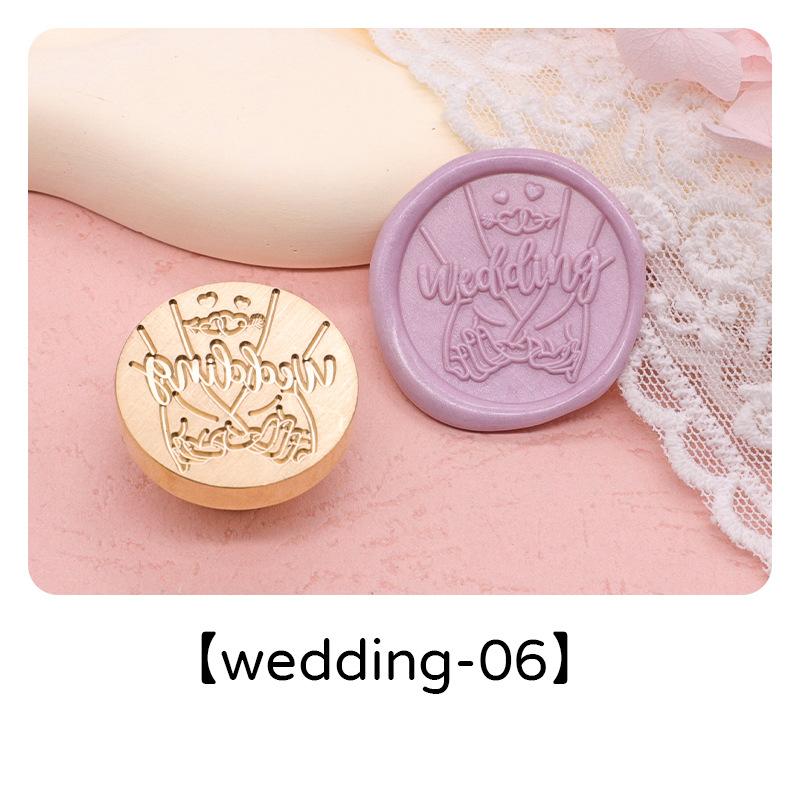 Wedding Wax Seal Stamp Brass Heads