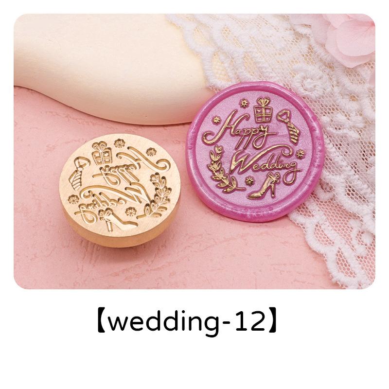 Wedding Wax Seal Stamp Brass Heads
