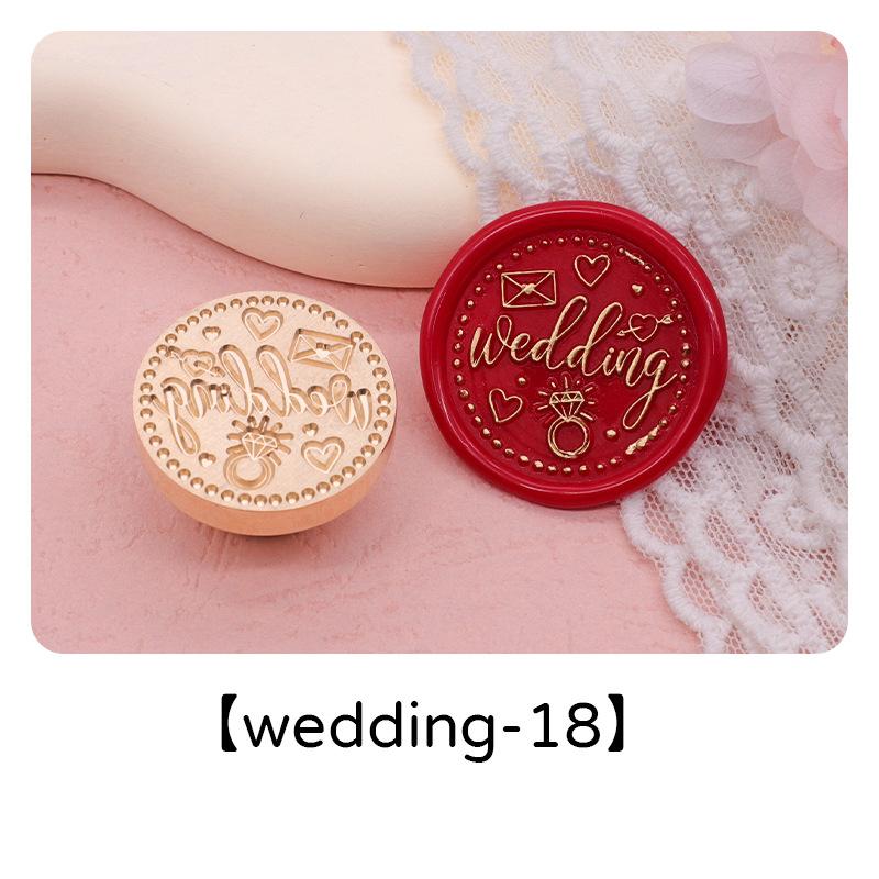 Wedding Wax Seal Stamp Brass Heads