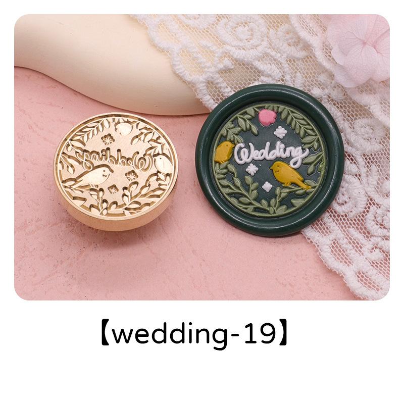Wedding Wax Seal Stamp Brass Heads