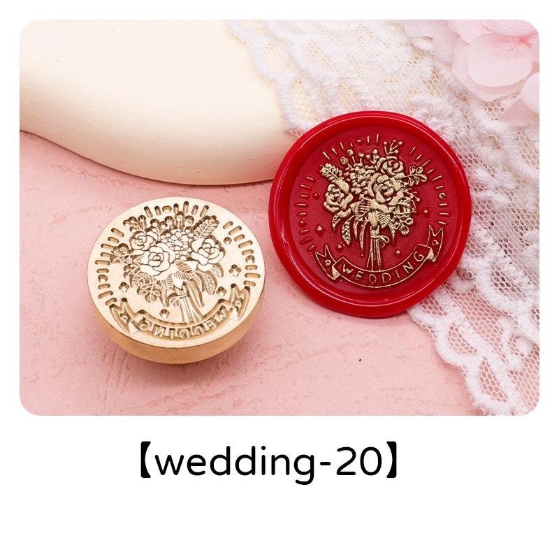 Wedding Wax Seal Stamp Brass Heads