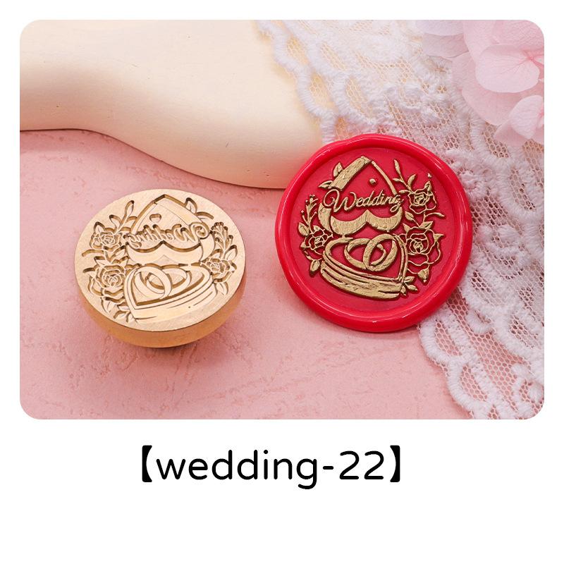 Wedding Wax Seal Stamp Brass Heads