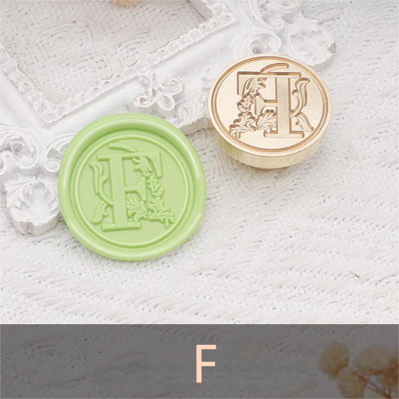26 Alphabet Letters Classic A-Z Wax Seal Stamp Brass Head