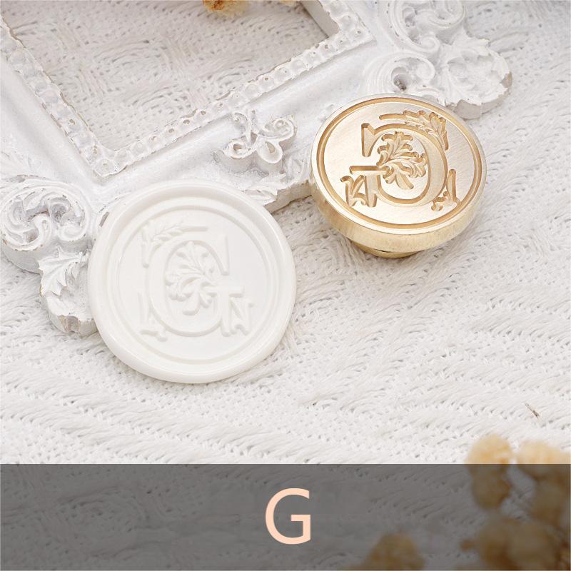 26 Alphabet Letters Classic A-Z Wax Seal Stamp Brass Head