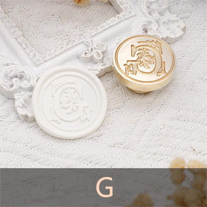26 Alphabet Letters Classic A-Z Wax Seal Stamp Brass Head
