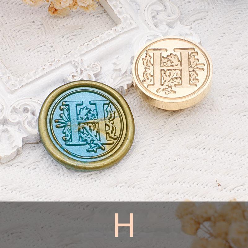 26 Alphabet Letters Classic A-Z Wax Seal Stamp Brass Head