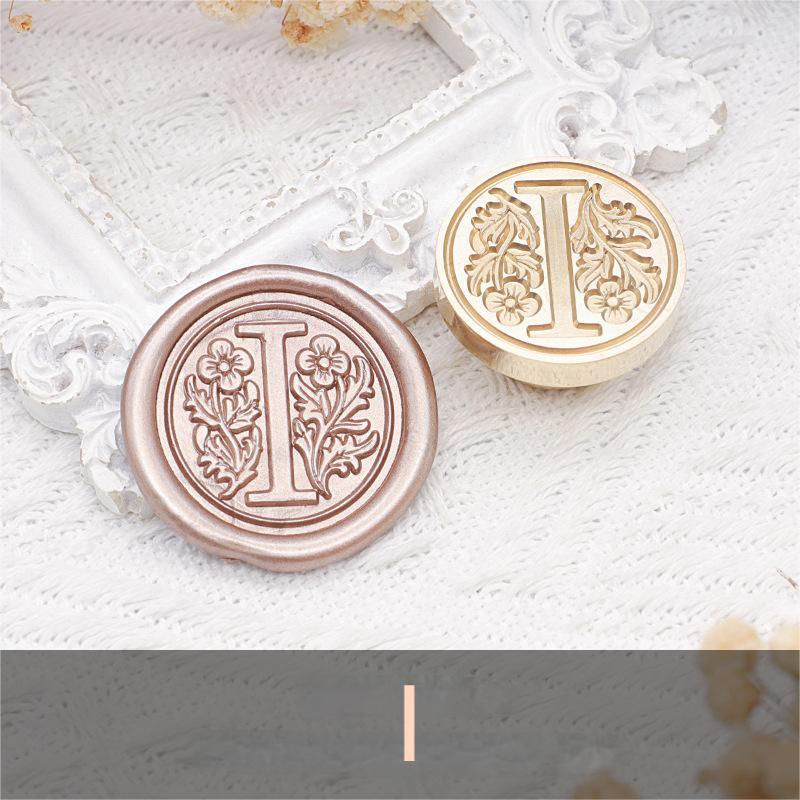 26 Alphabet Letters Classic A-Z Wax Seal Stamp Brass Head