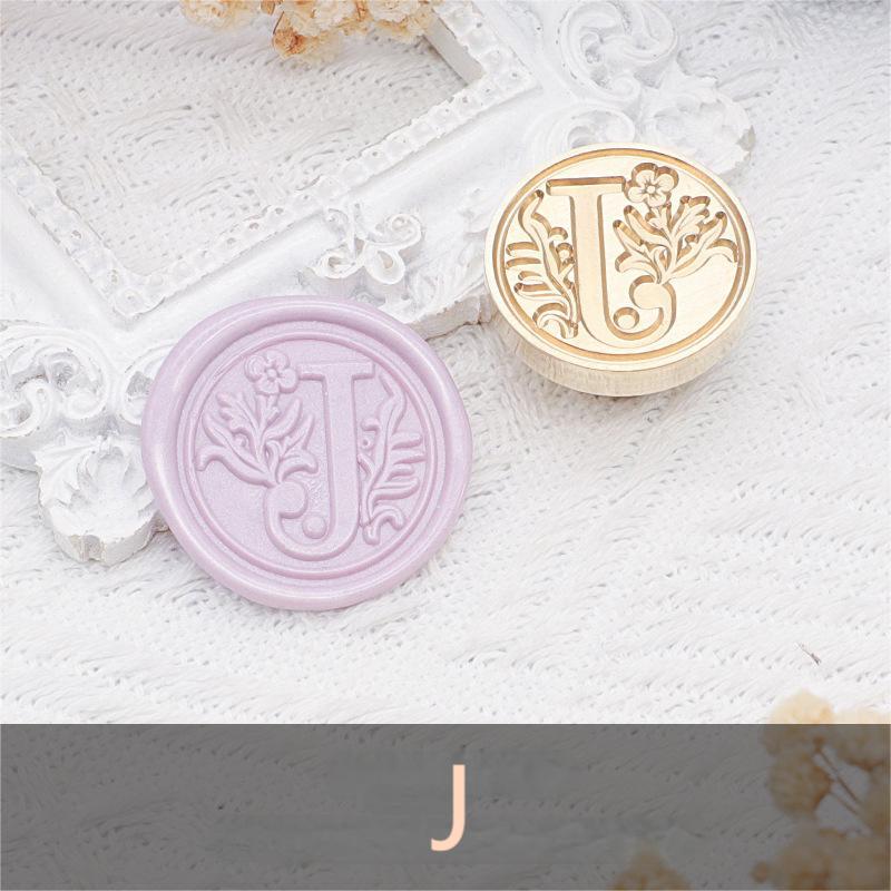 26 Alphabet Letters Classic A-Z Wax Seal Stamp Brass Head