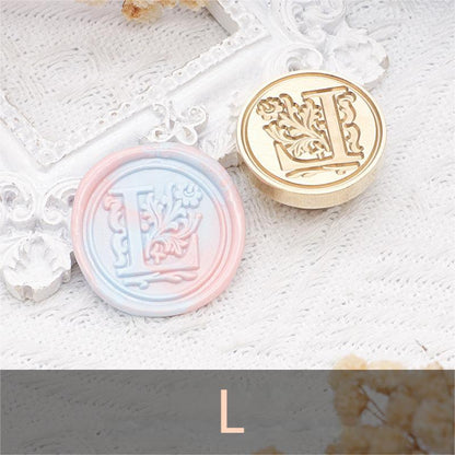 26 Alphabet Letters Classic A-Z Wax Seal Stamp Brass Head