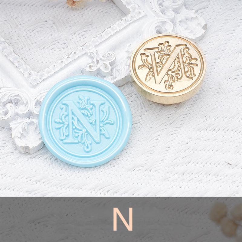 26 Alphabet Letters Classic A-Z Wax Seal Stamp Brass Head