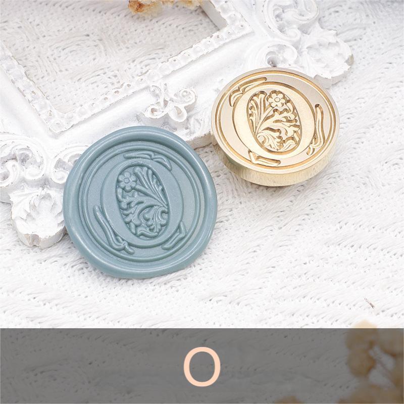 26 Alphabet Letters Classic A-Z Wax Seal Stamp Brass Head