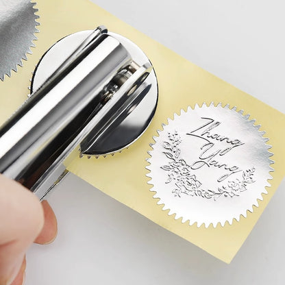 Personalized Custom LOGO Metal Embossing Stamp