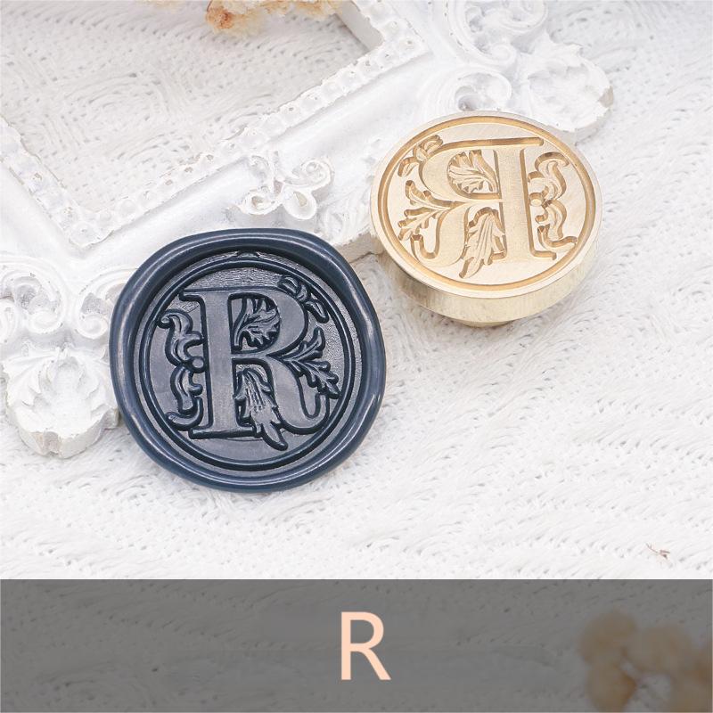 26 Alphabet Letters Classic A-Z Wax Seal Stamp Brass Head
