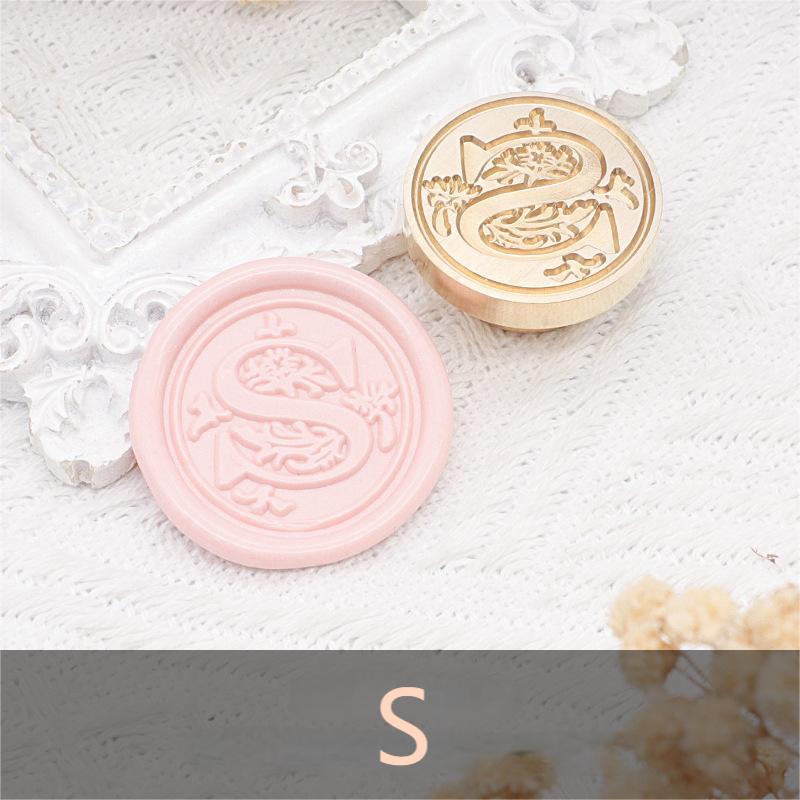 26 Alphabet Letters Classic A-Z Wax Seal Stamp Brass Head
