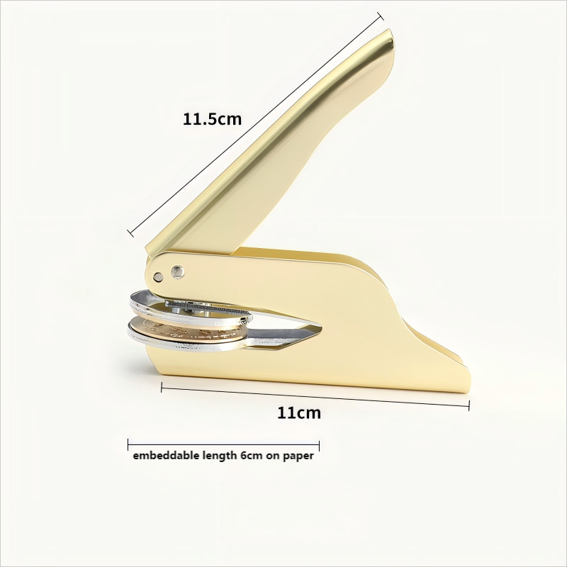Personalized Custom LOGO Metal Embossing Stamp