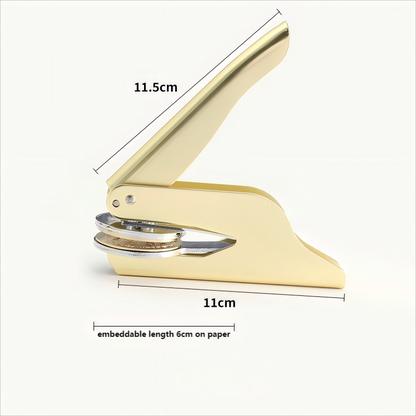 Personalized Custom LOGO Metal Embossing Stamp