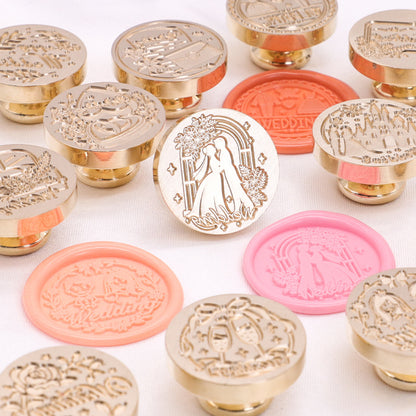 Wedding Wax Seal Stamp Brass Heads