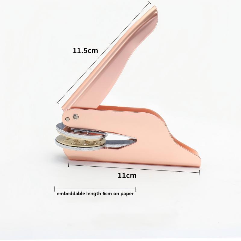 Personalized Custom LOGO Metal Embossing Stamp