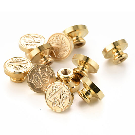 26 Alphabet Letters Classic A-Z Wax Seal Stamp Brass Head