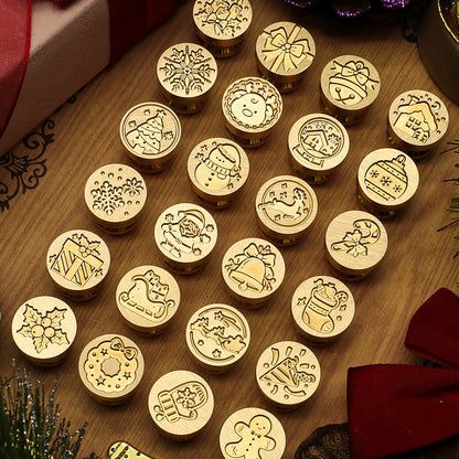 1.5cm Christmas Wax Seal Stamp Brass Head