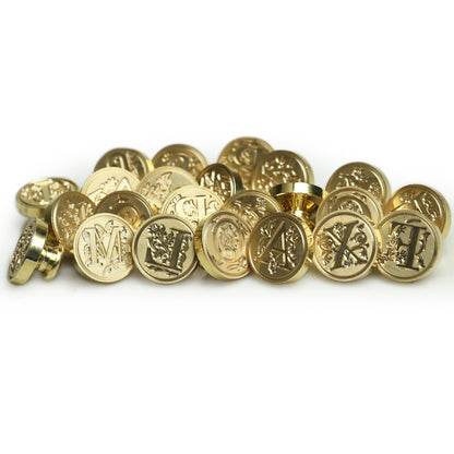 26 Alphabet Letters Classic A-Z Wax Seal Stamp Brass Head