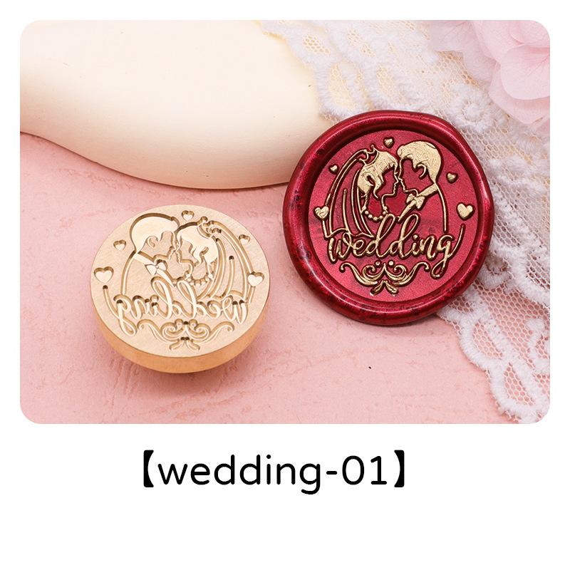 Wedding Wax Seal Stamp Brass Heads