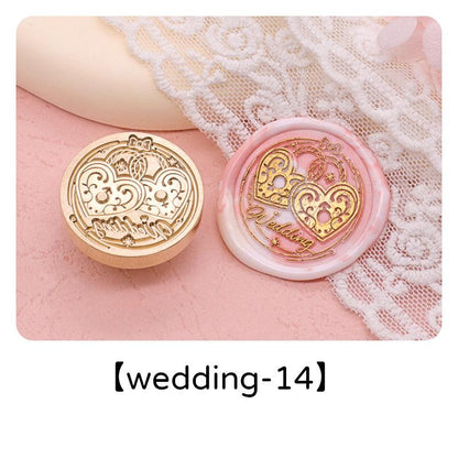 Wedding Wax Seal Stamp Brass Heads