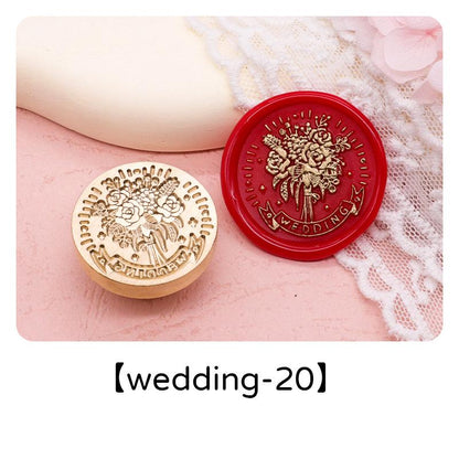 Wedding Wax Seal Stamp Brass Heads