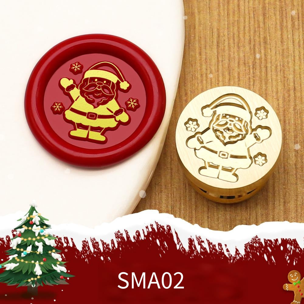 1.5cm Christmas Wax Seal Stamp Brass Head