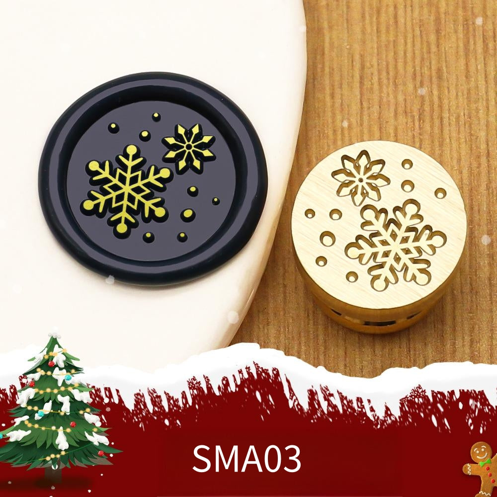 1.5cm Christmas Wax Seal Stamp Brass Head