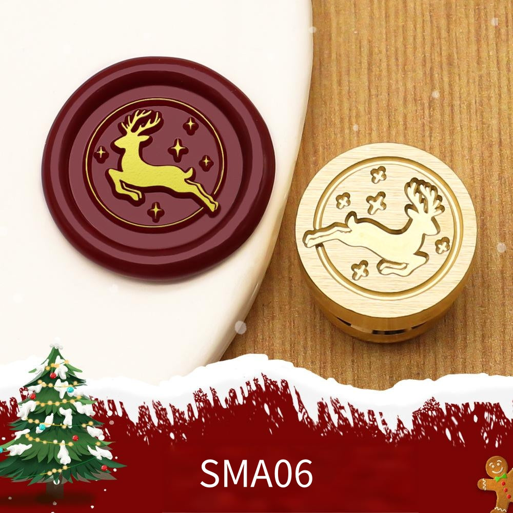 1.5cm Christmas Wax Seal Stamp Brass Head