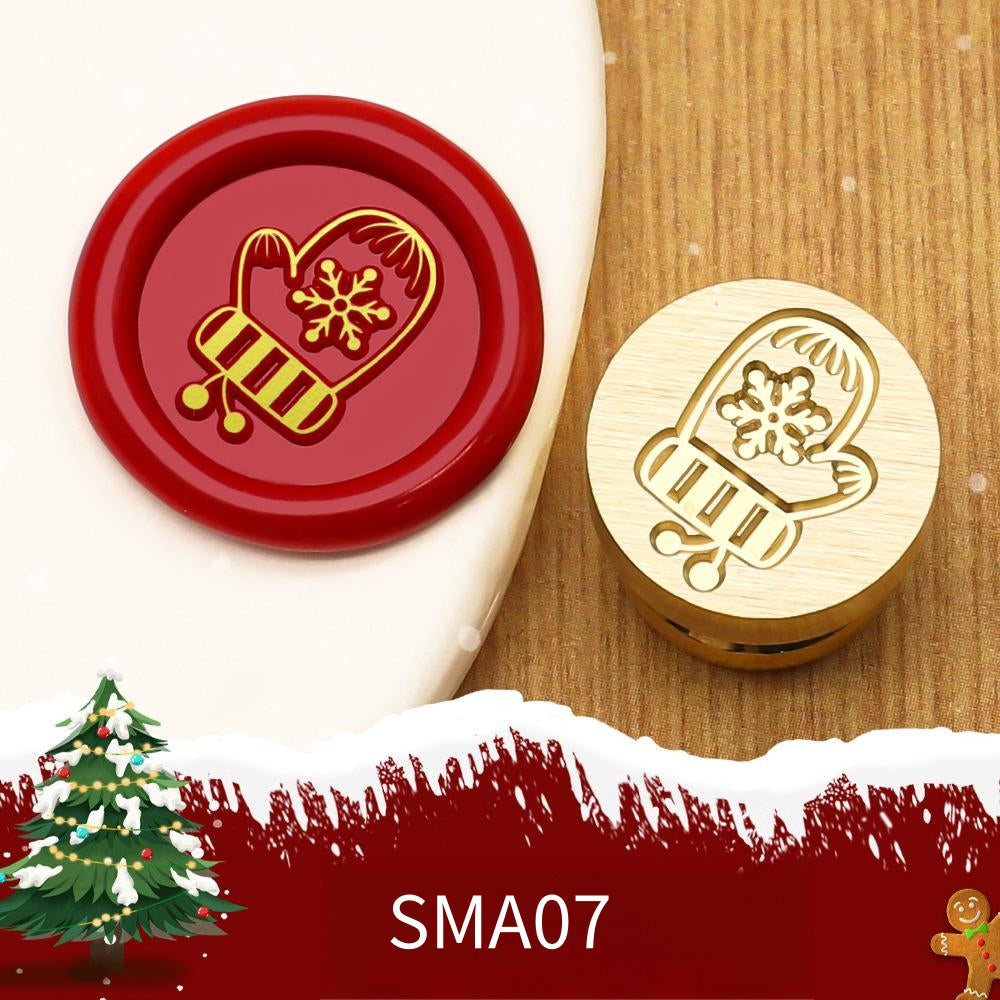 1.5cm Christmas Wax Seal Stamp Brass Head