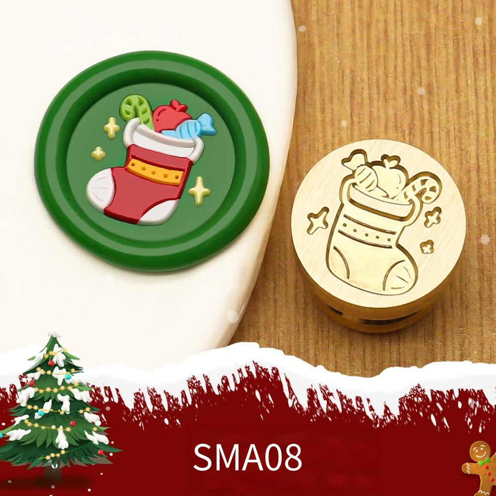 1.5cm Christmas Wax Seal Stamp Brass Head
