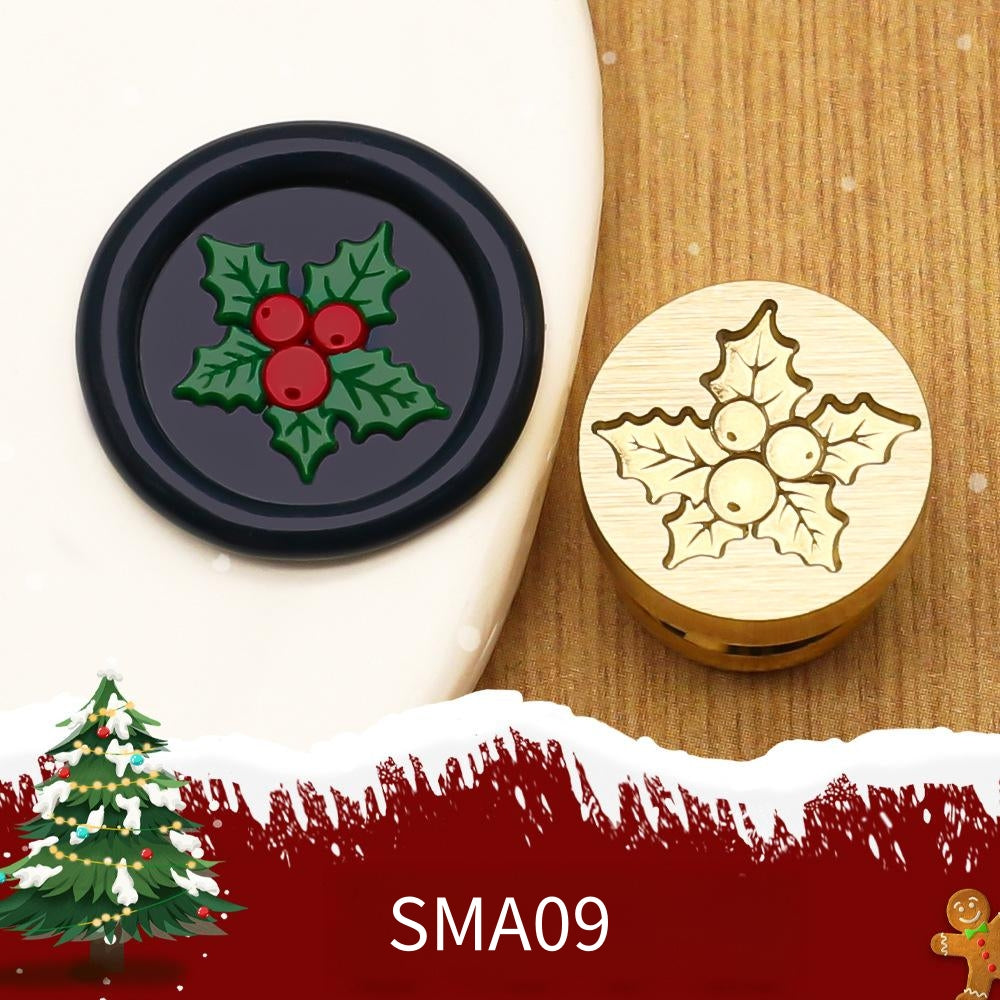 1.5cm Christmas Wax Seal Stamp Brass Head