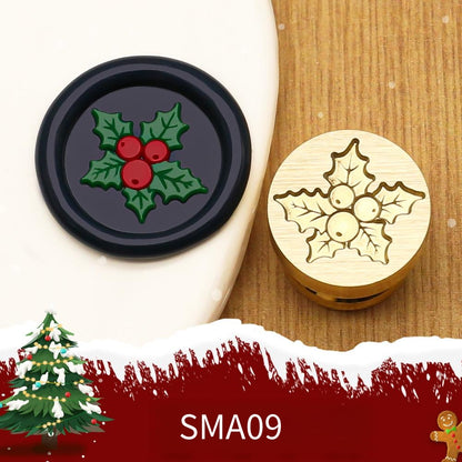 1.5cm Christmas Wax Seal Stamp Brass Head