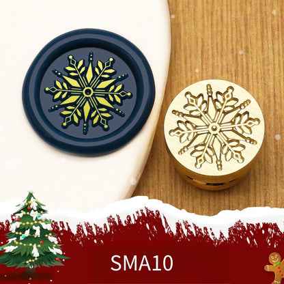 1.5cm Christmas Wax Seal Stamp Brass Head