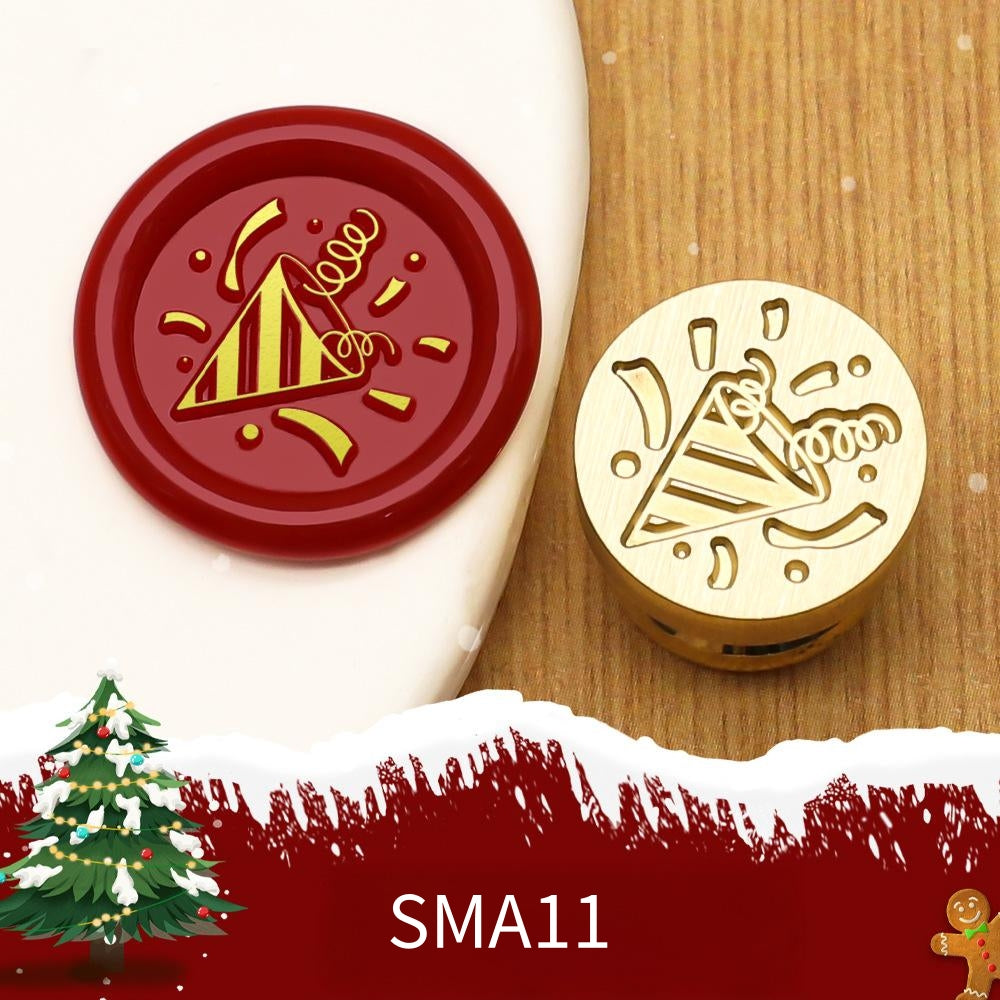 1.5cm Christmas Wax Seal Stamp Brass Head