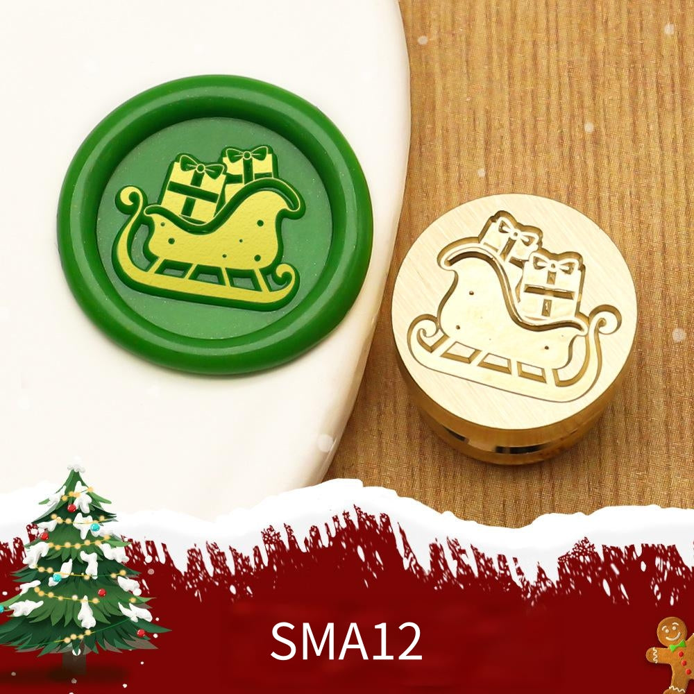 1.5cm Christmas Wax Seal Stamp Brass Head