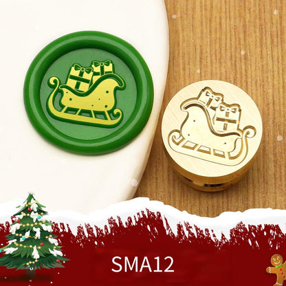 1.5cm Christmas Wax Seal Stamp Brass Head