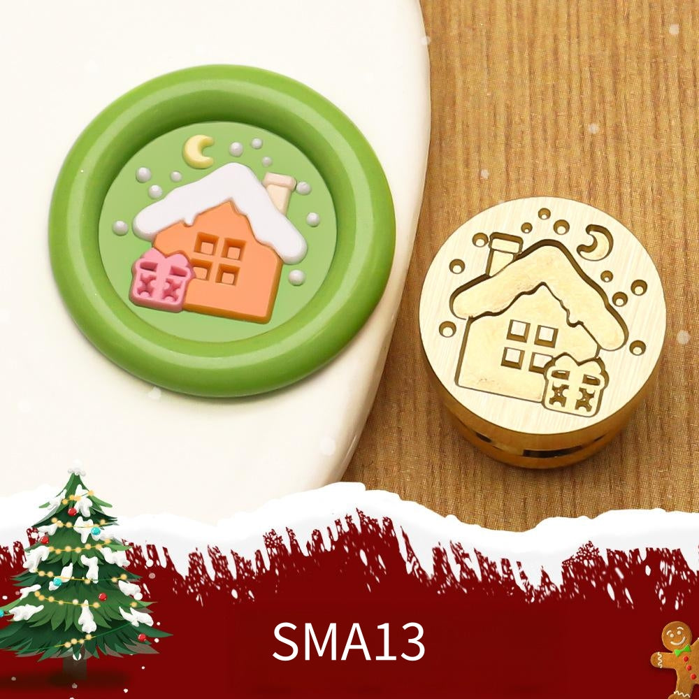 1.5cm Christmas Wax Seal Stamp Brass Head