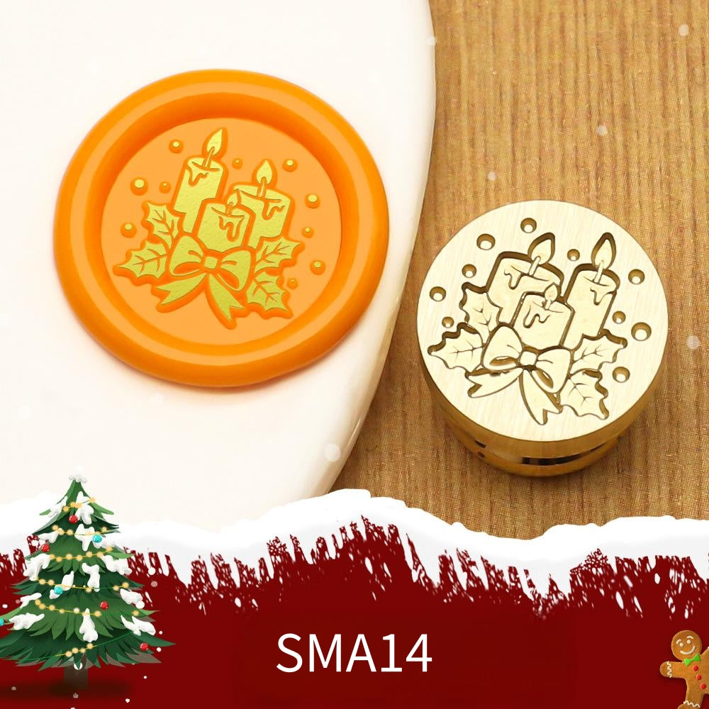 1.5cm Christmas Wax Seal Stamp Brass Head