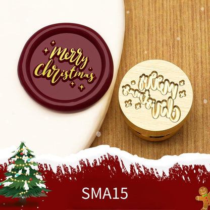 1.5cm Christmas Wax Seal Stamp Brass Head