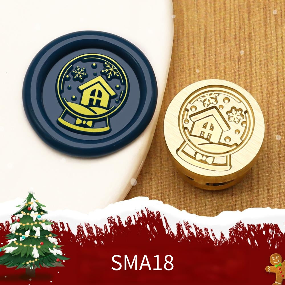 1.5cm Christmas Wax Seal Stamp Brass Head