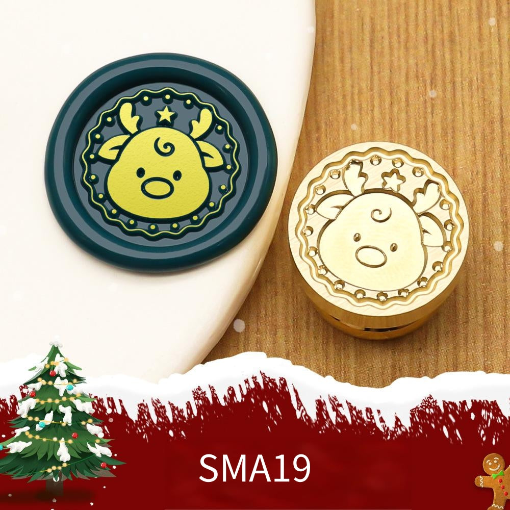 1.5cm Christmas Wax Seal Stamp Brass Head