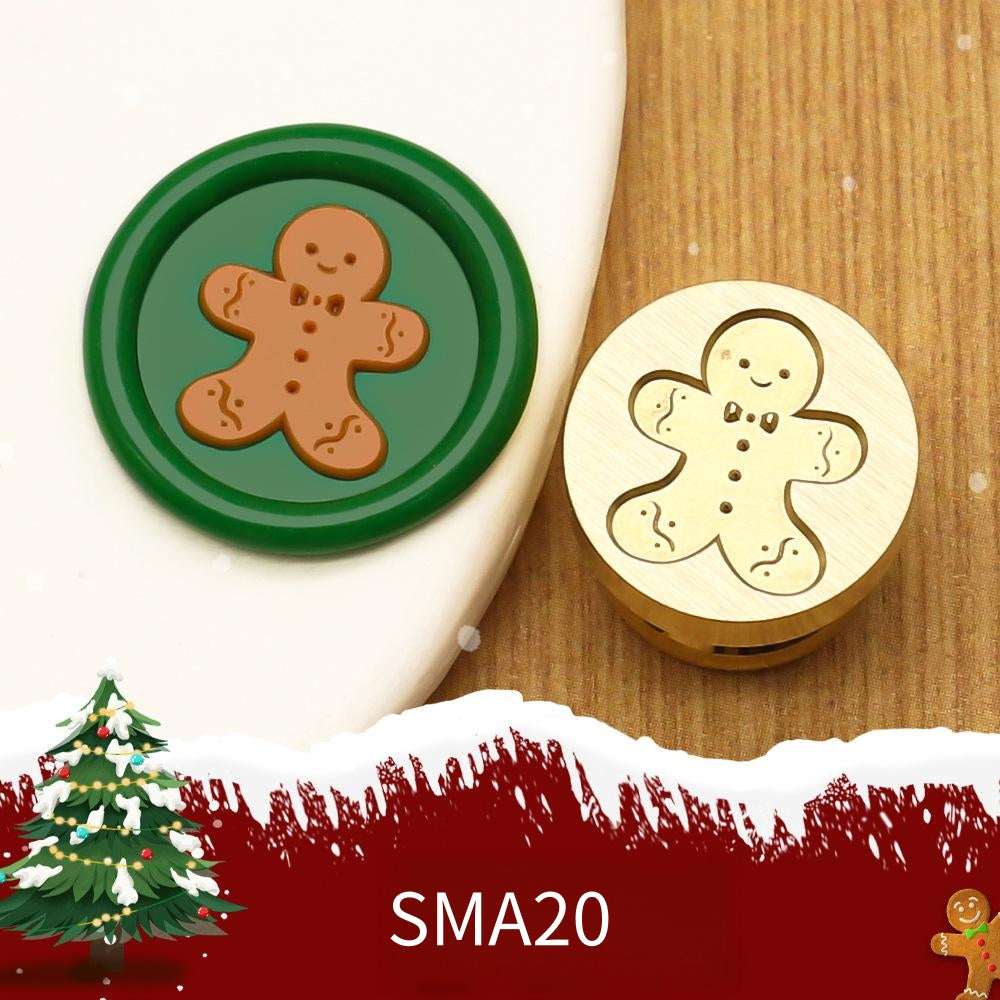 1.5cm Christmas Wax Seal Stamp Brass Head