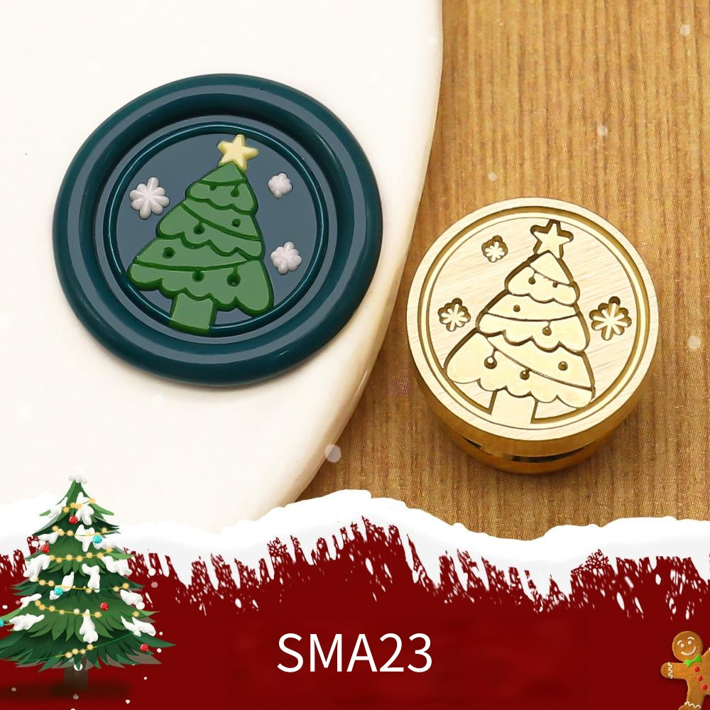 1.5cm Christmas Wax Seal Stamp Brass Head