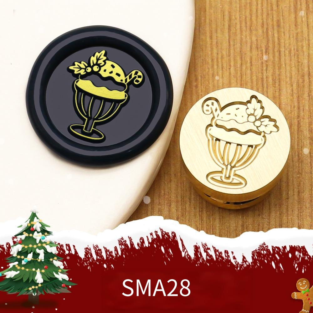 1.5cm Christmas Wax Seal Stamp Brass Head